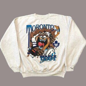 Toronto Maple Leafs Looney Crewneck Sweatshirt , Maple Leafs Fan Tee